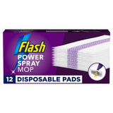 Flash Power Spray Mop refill pads 12s, imported from the UK