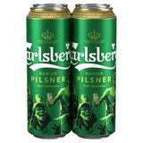 Carlsberg Pilsner beer cans 4x568ml (British brand)