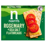 Nairn's gluten free rosemary flatbreads 150g, imported from the UK