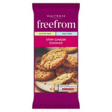 Waitrose free from stem ginger cookies 150g, UK version