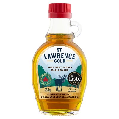 St Lawrence gold pure first tapped maple syrup 250g - British product
