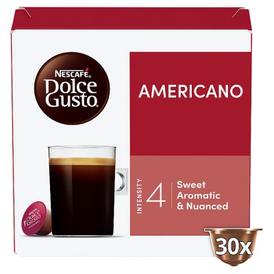 Nescafe Dolce Gusto Americano coffee pods 255g, UK version