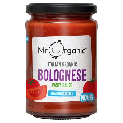 Mr Organic Bolognese pasta sauce 350g (British brand)
