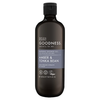 Baylis & Harding amber tonka bean shower gel 500ml, UK version