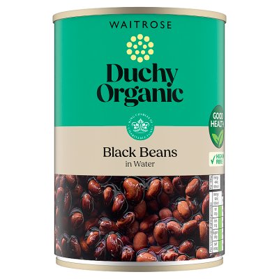 waitrose Duchy Organic Black Beans in Water 400g- Buy online at McGrocer