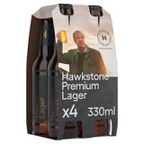 Hawkstone Premium Lager 4 pack 330ml bottles (British brand)