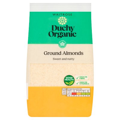 Duchy Organic ground almonds 200g, imported from the UK