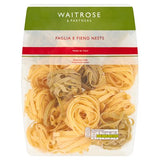 Waitrose Paglia e Fieno pasta nests with spinach 500g, imported from the UK