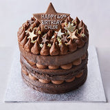 Waitrose triple-layer chocolate star cake (British brand)
