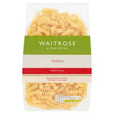 Waitrose dried fusilli pasta 500g - British product
