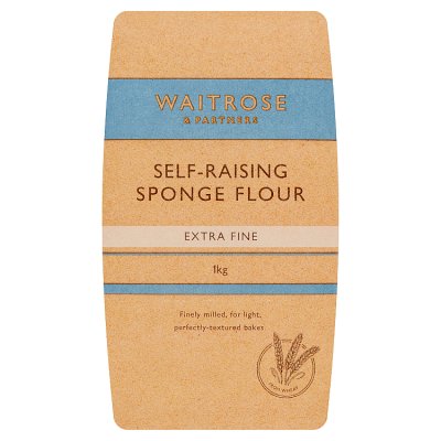 Waitrose extra fine self raising sponge flour 1kg - British product
