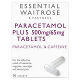 Essential Paracetamol Plus pain relief tablets 16s - British product