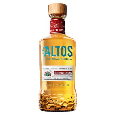 Olmeca Altos Reposado tequila 700ml bottle, UK version