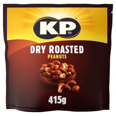 KP dry roasted peanuts 415g, UK version