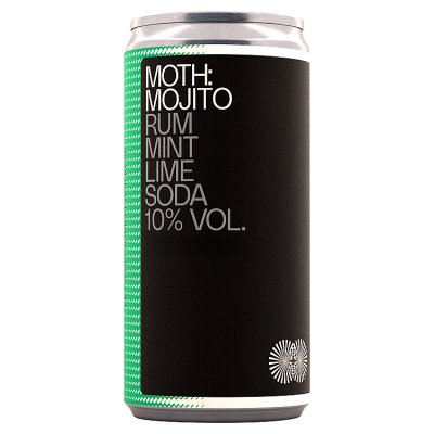 MOTH Mojito cocktail 200ml with Duppy Share rum - British product