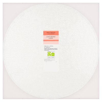 Waitrose cake board and box 12 inch 30.5cm (British brand)