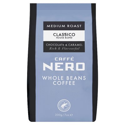 Caffè Nero Classico coffee beans 200g (British brand)