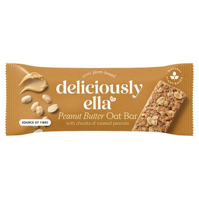 Deliciously Ella peanut butter oat bar 50g, UK version
