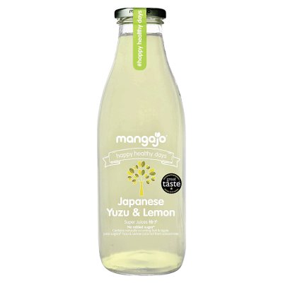 MangaJo juice drink Yuzu & Lemon 1L, imported from the UK