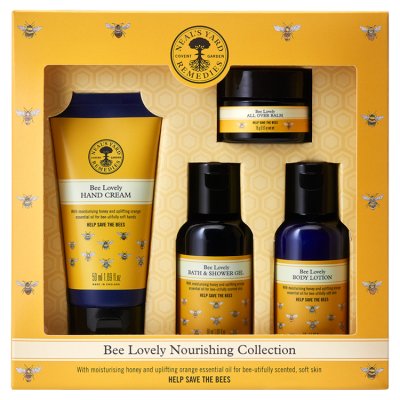 Neal's Yard Bee Lovely collection, honey and orange - British product