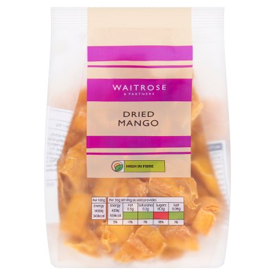 Waitrose dried mango 150g (British brand)