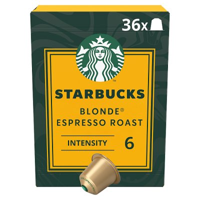 Starbucks Nespresso Blonde Espresso Roast capsules 36s, UK version