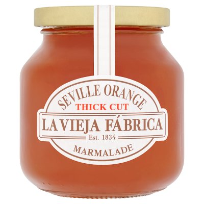 La Vieja Fábrica orange thick cut marmalade 365g - British product