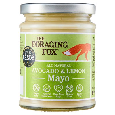 The Foraging Fox avocado and lemon mayonnaise 240g - British product