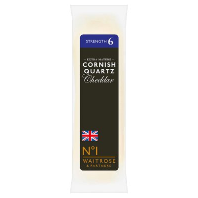 Waitrose No.1 extra mature Cornish Quartz cheddar 200g - British product
