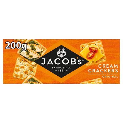 Jacob's cream crackers 200g (British brand)