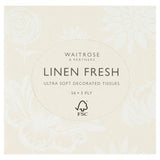 Waitrose Linen Fresh extra soft tissues 56 sheets, UK version