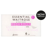 Waitrose Essentials mega rolls 6 pack tissue, imported from the UK