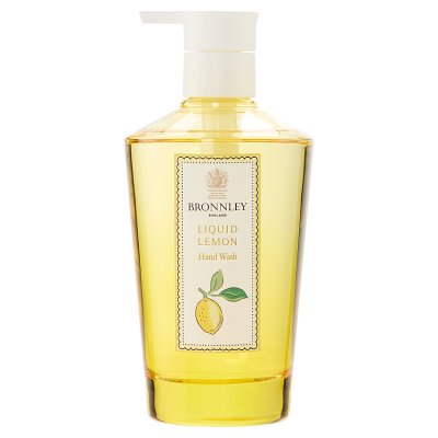 Bronnley Lemon Liquid Hand Wash 300ml, imported from the UK