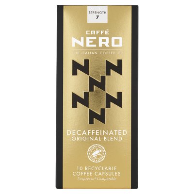 Caffè Nero Decaf Original Blend coffee capsules 54g (British brand)