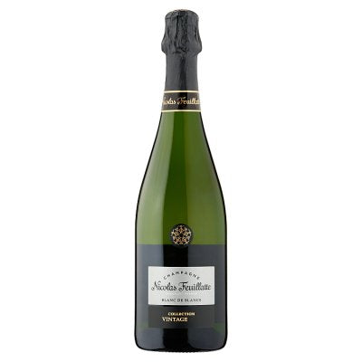 Nicolas Feuillatte Champagne Blanc de Blancs Brut 75cl, imported from the UK