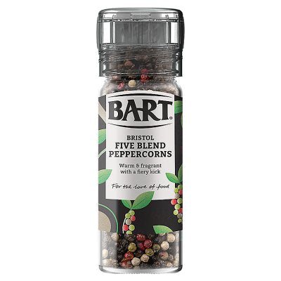 Bart Bristol 5 Blend Peppercorn Mill 35g - British product