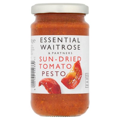 Waitrose sun-dried tomato pesto 190g - British product