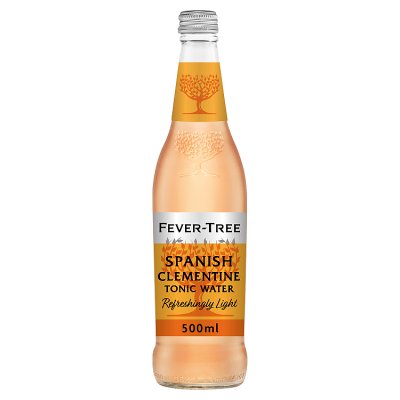 Fever-Tree Light Spanish Clementine tonic water 500ml, imported from the UK