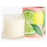 JL white tea jar candle for slow release (British brand)
