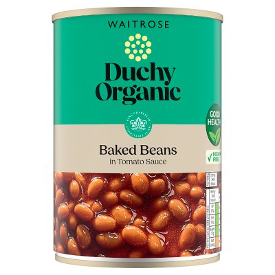 Duchy Organic baked beans in tomato sauce 420g - British product