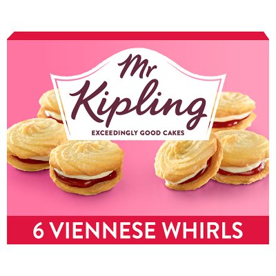 Mr Kipling Viennese Whirls 6 pack, UK version