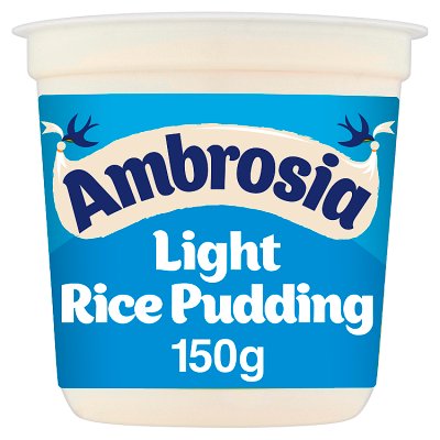 Ambrosia light rice pudding dessert pot 150g, UK version