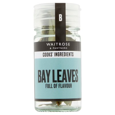 Cooks' Ingredients bay leaves 3g jar (British brand)