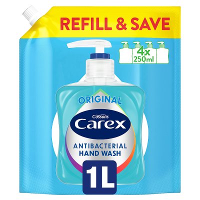 Carex Original Hand Wash Refill 1L - British product