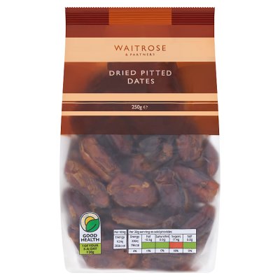 Waitrose dried pitted dates 250g (British brand)