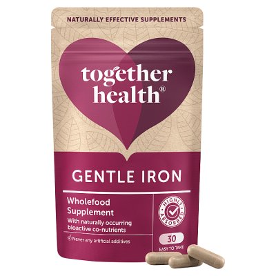 Together Health wholefood iron with B vitamins capsules 30 - UK version