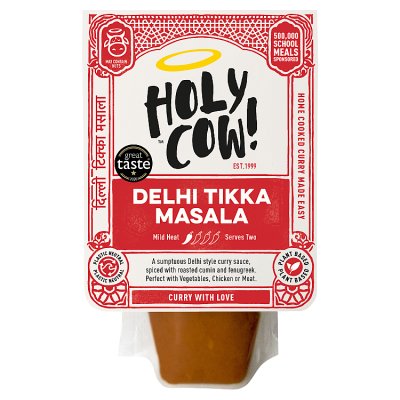 Holy Cow! Delhi Tikka Masala curry sauce 250g (British brand)