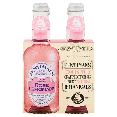 Fentimans rose lemonade 4x275ml, imported from the UK