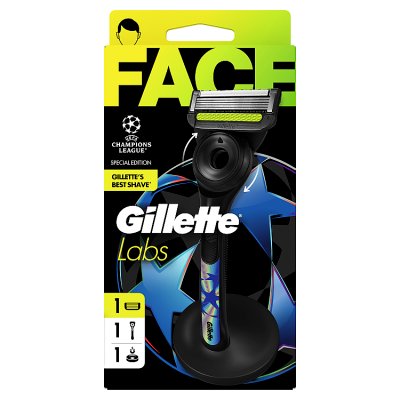 Gillette Labs Champion Gold men's razor with stand, UK version