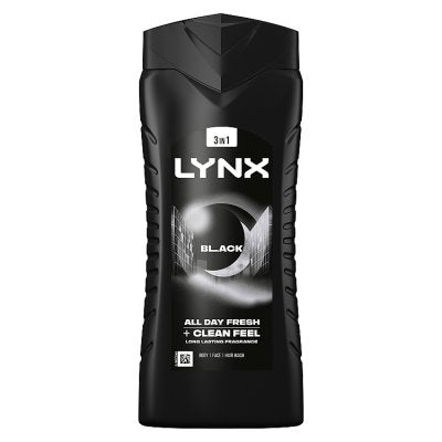 Lynx Black shower gel 500ml, UK version